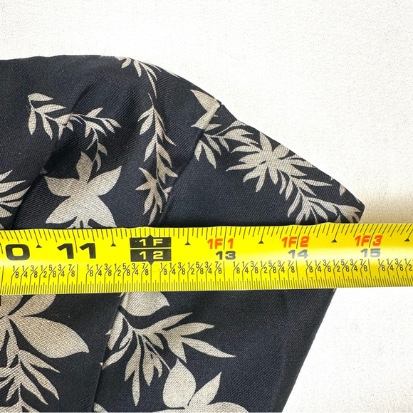 Tracey Reese Strapless Floral Top Silk/Wool Black & Beige Bustier with Bow - Picture 8 of 9